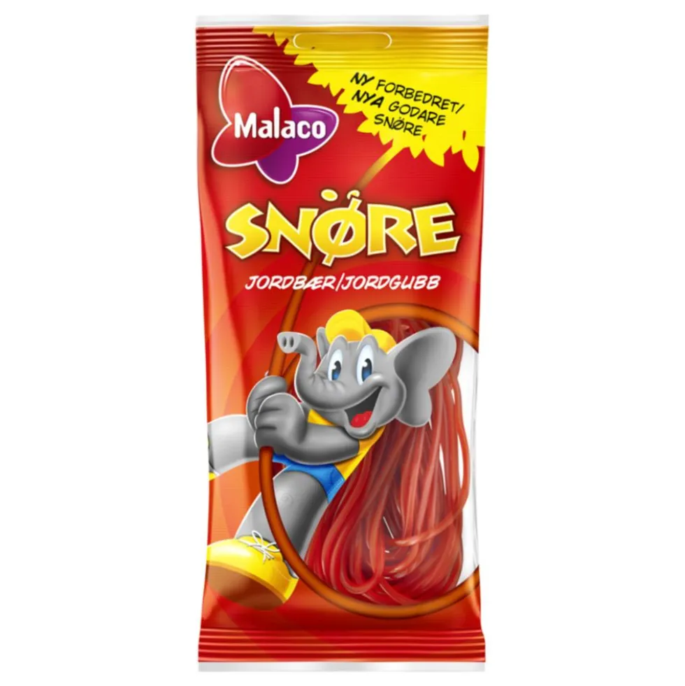 Malaco Snøre Jordbær