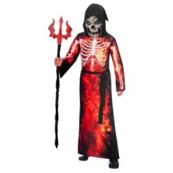 Manden med Leen med Ildflammer Børnekostume