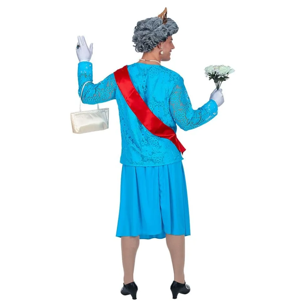 Mandlig Queen Elizabeth Kostume