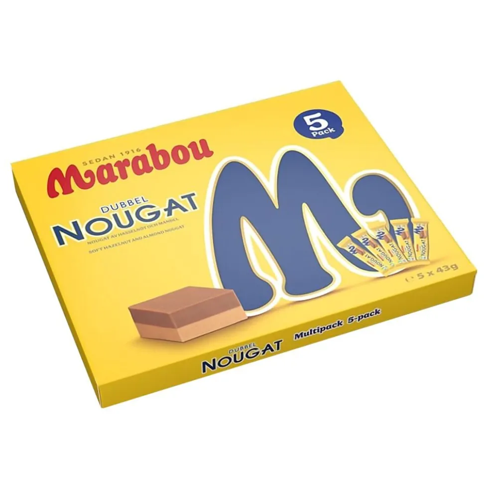Marabou Dobbelt Nougat Chokoladeæske