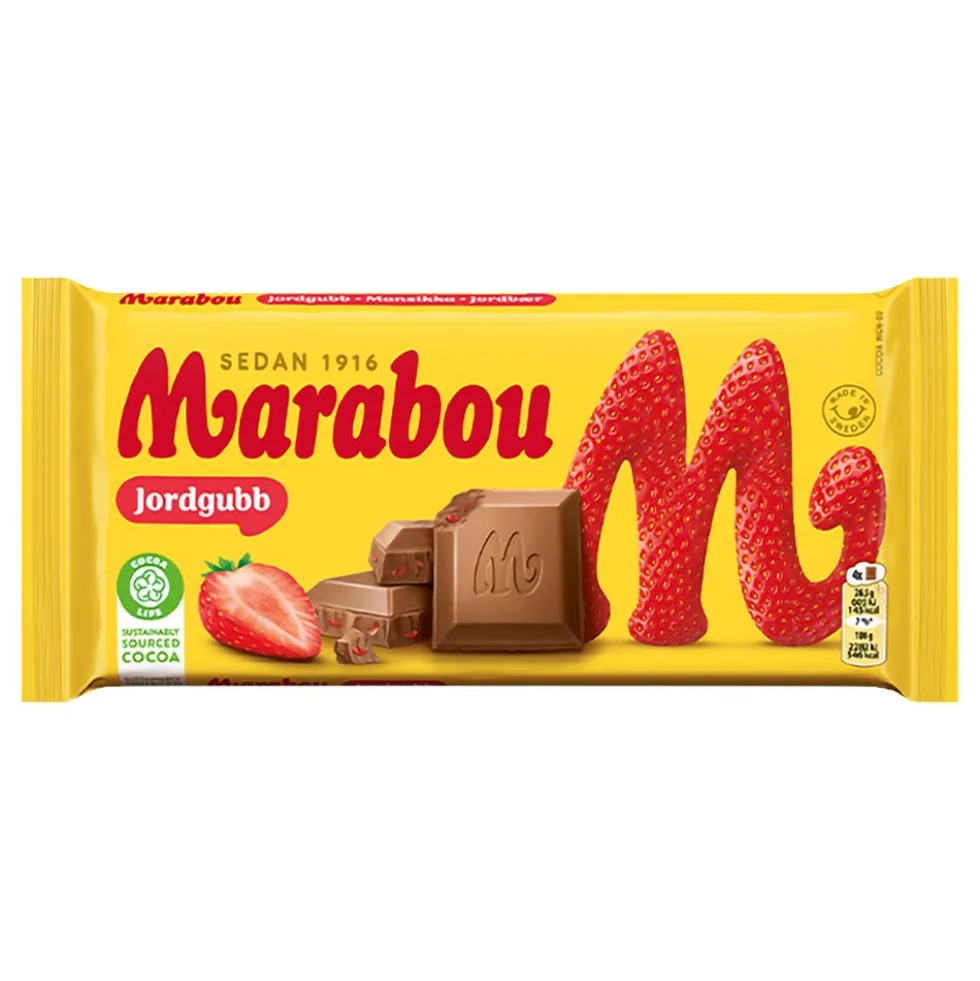 Marabou Jordbær Chokoladebar