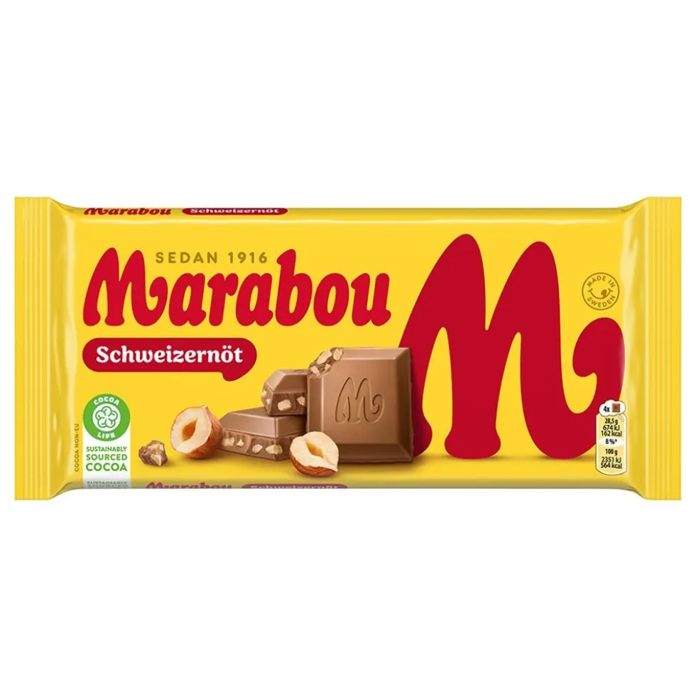 Marabou Schweizernød Chokolade