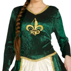 Middelalder Dronning Kostume