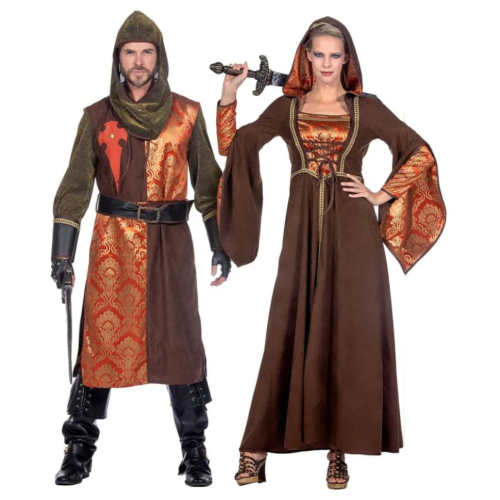 Middelalder Dronning Kostume