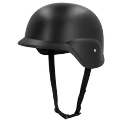Militærhjelm Sort