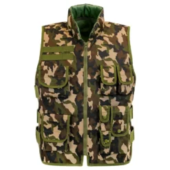 Militærvest med camouflage til børn