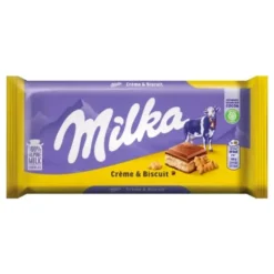 Milka Mælkechokoladebar Creme & Biscuit