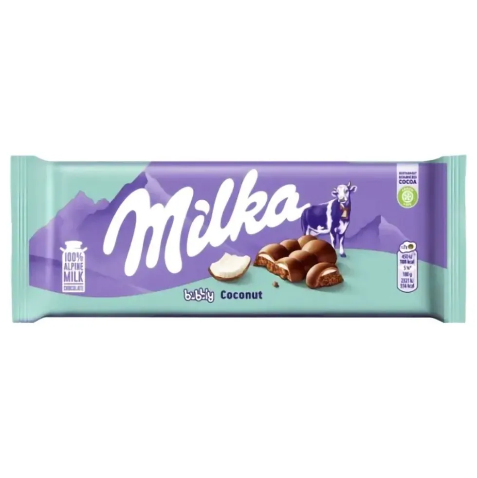 Milka Mælkechokolade Bubbly Coconut