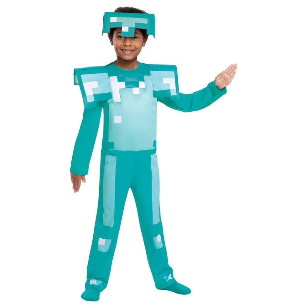 Minecraft Armor Børnekostume