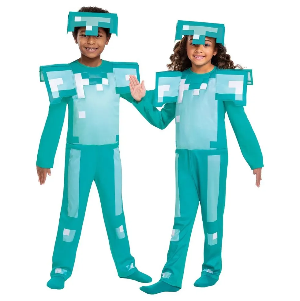 Minecraft Armor Børnekostume