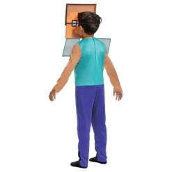 Minecraft Steve Børnekostume