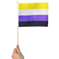 Miniflag på Pind Non-Binær