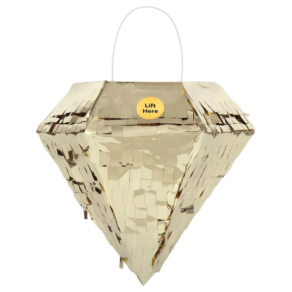 Mini Piñata Diamant Guld