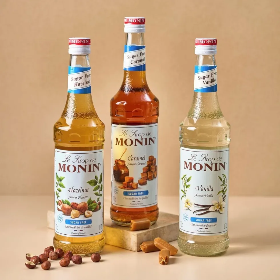 Monin Sukkerfri Vanilje Sirup