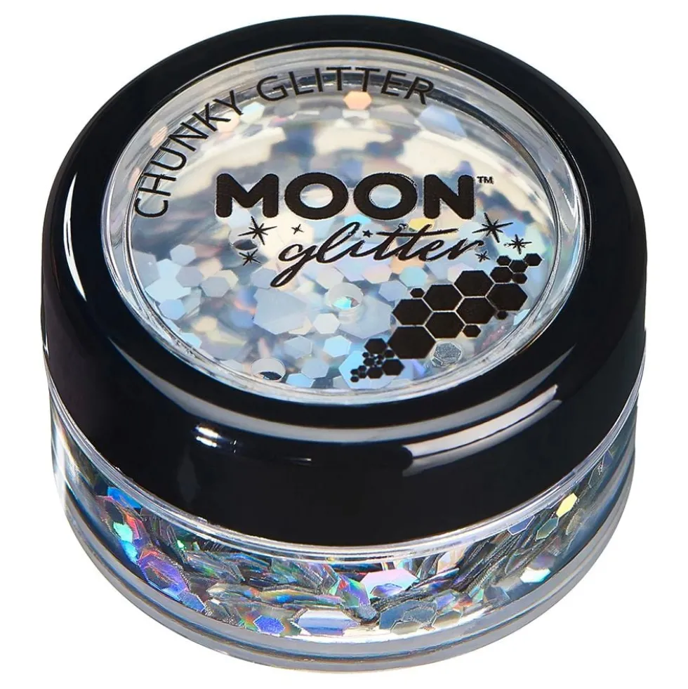 Moon Creations Holografisk Chunky Glitter