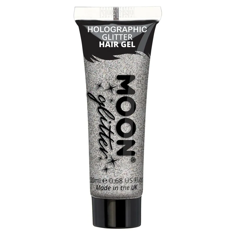 Moon Creations Holografisk Glimmer Hårgel
