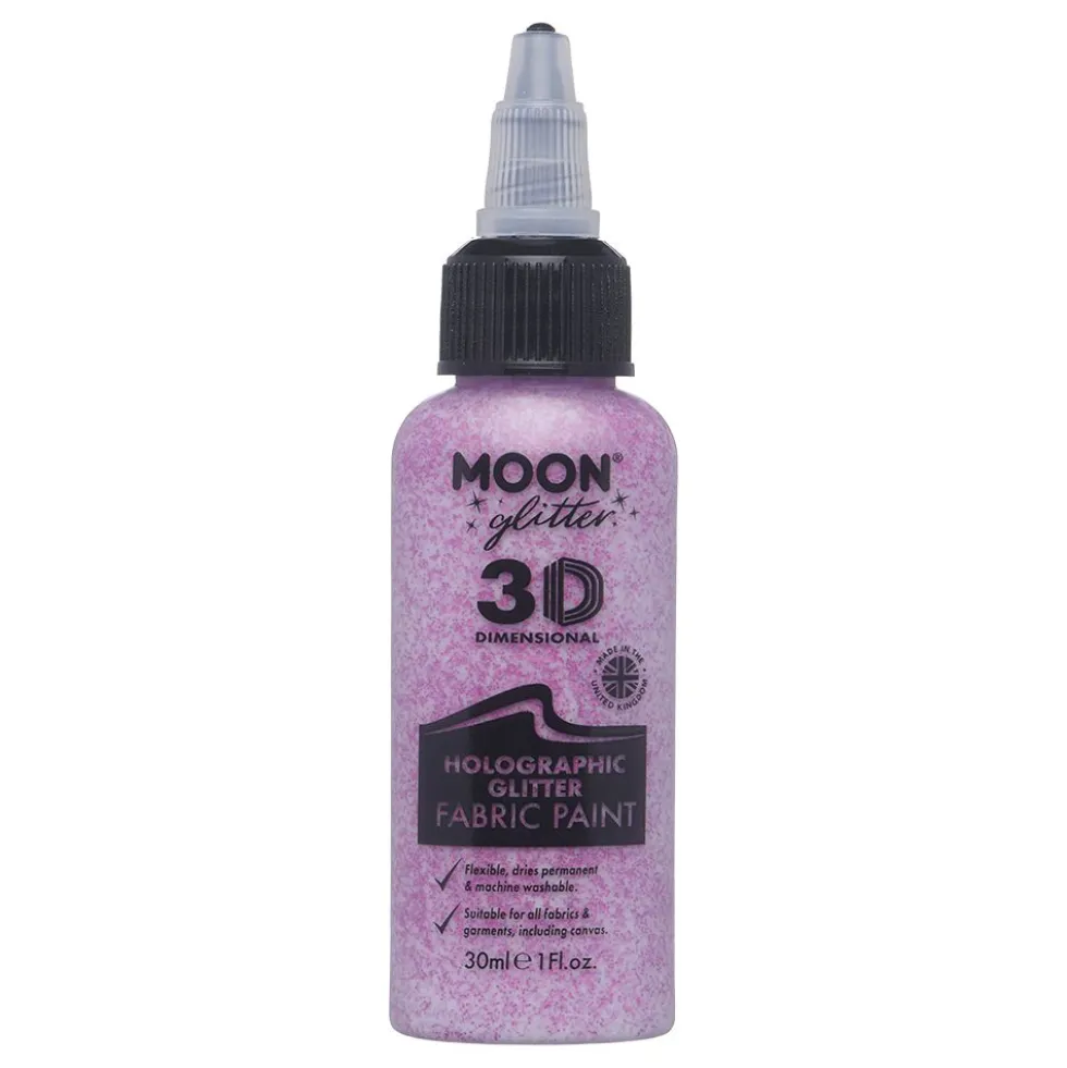 Moon Creations Holografisk Glitter Tekstilfarve