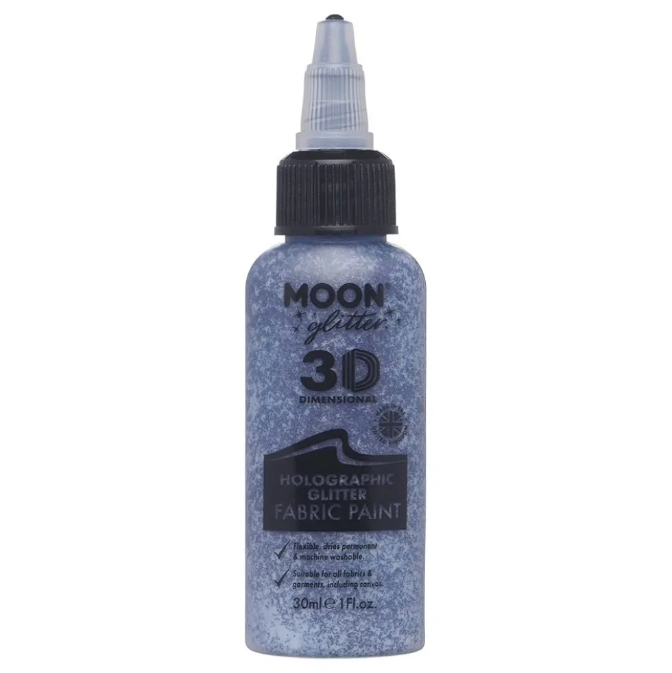 Moon Creations Holografisk Glitter Tekstilfarve