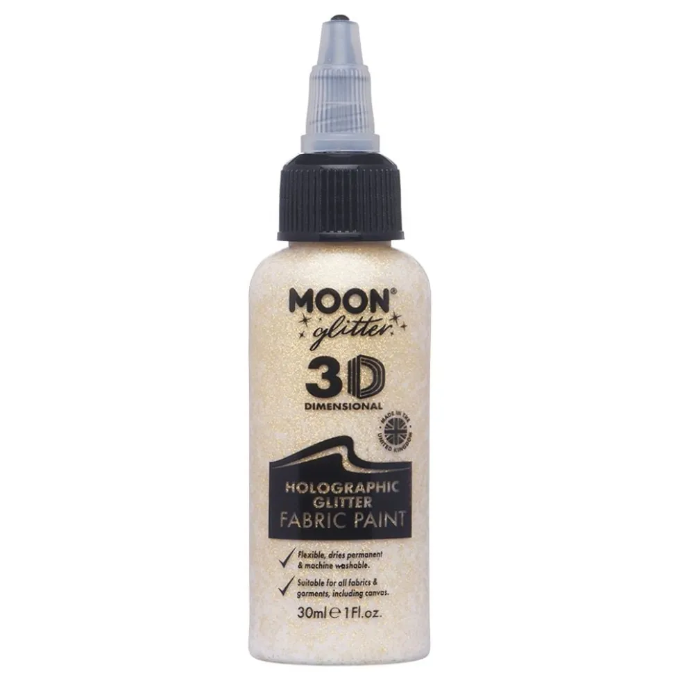 Moon Creations Holografisk Glitter Tekstilfarve