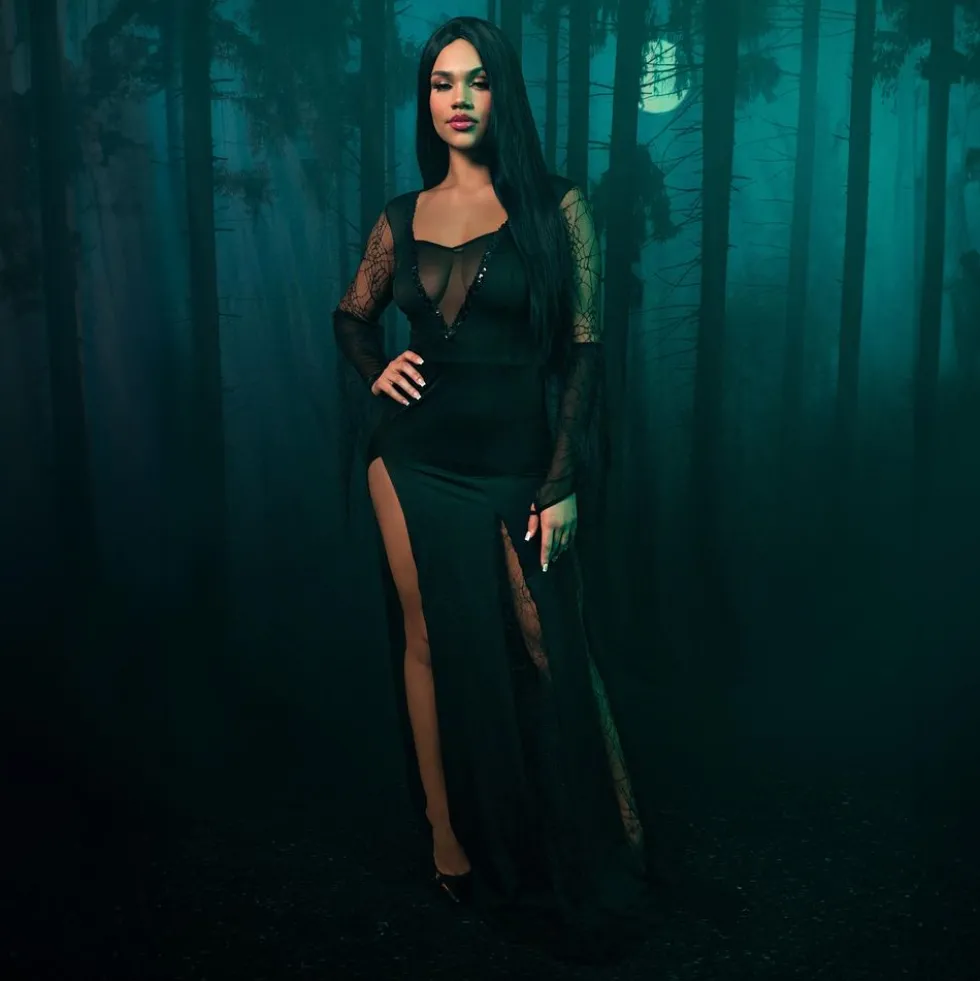 Morticia Kostume