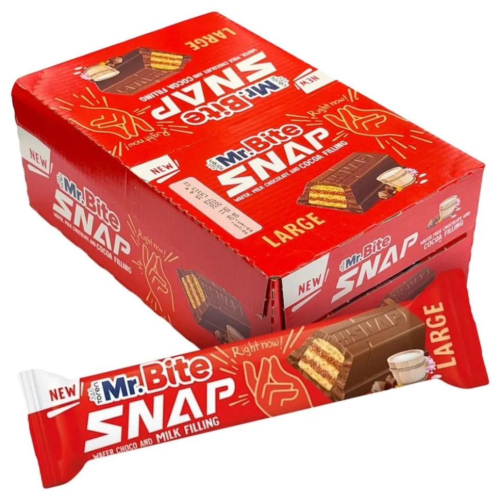 Mr. Bite Snap Mælkechokolade Økonomipakke