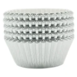 Muffinsforme Folie Sølv