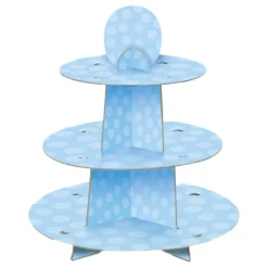Muffinsstativ Baby Shower Blå