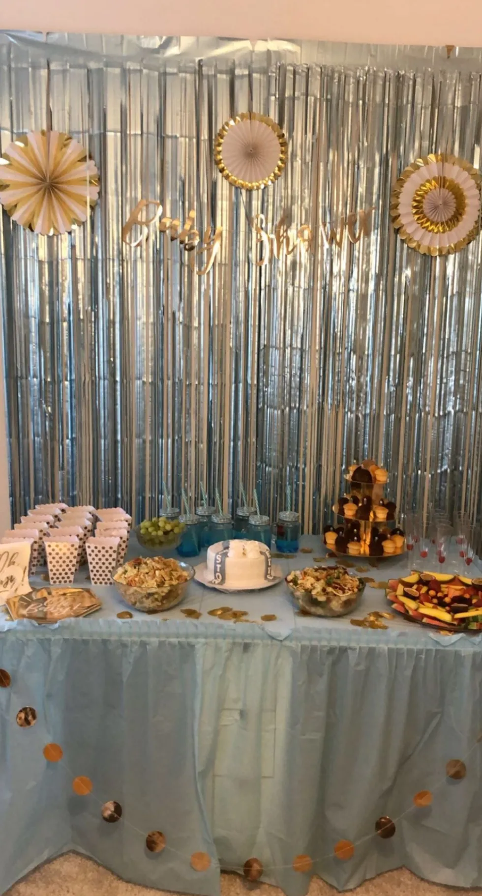 Muffinstativ Guld Metallic