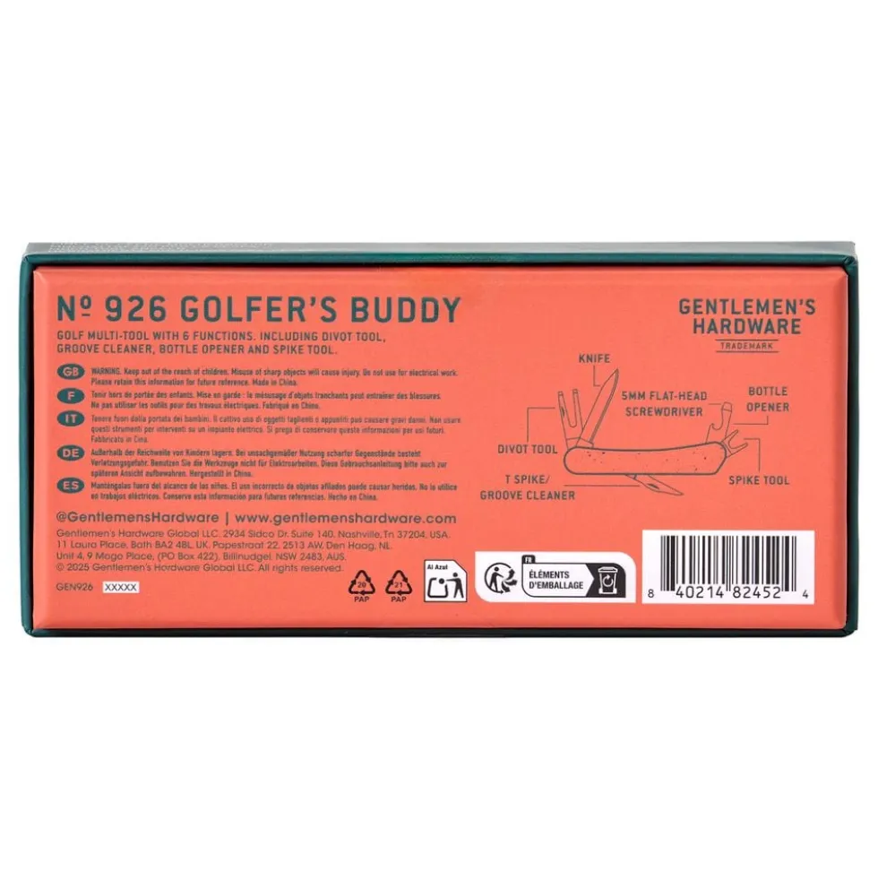 Multiværktøj til Golfspilleren - Golfer's Bu