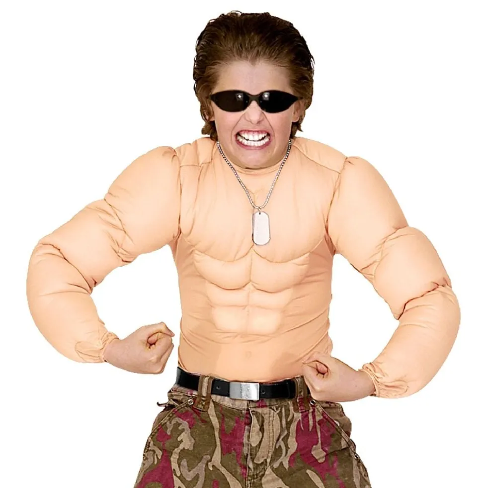 Muskeltrøje Børnekostume