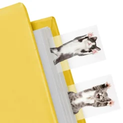 Mustard Cat in a Book Bogmærker