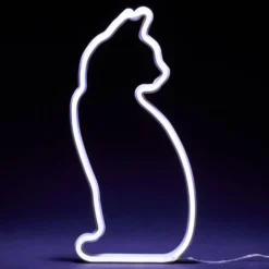 Mustard LED-lampe Kat Neon