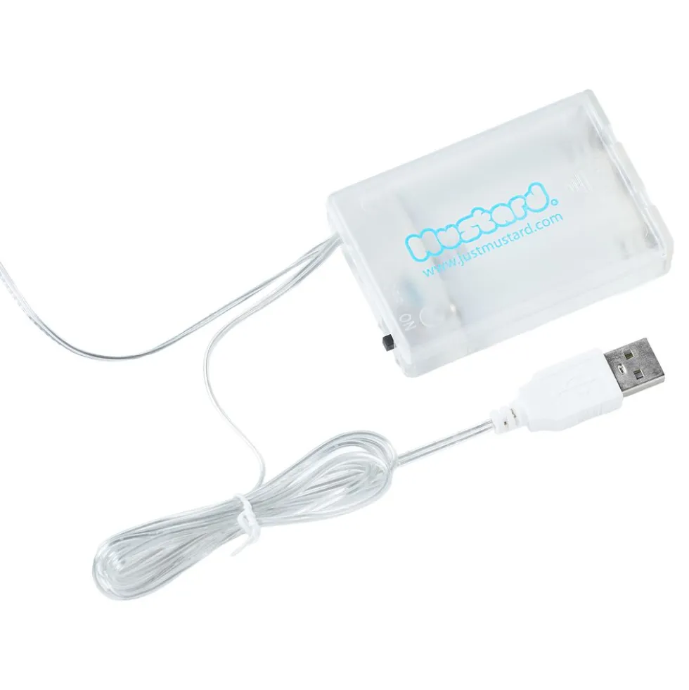 Mustard LED-lampe Kat Neon