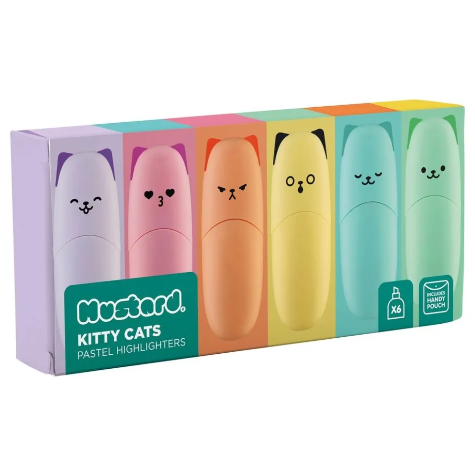Mustard Overstregningstusch Kitty Cats Pastel