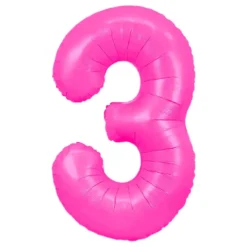 Neonpink talballon