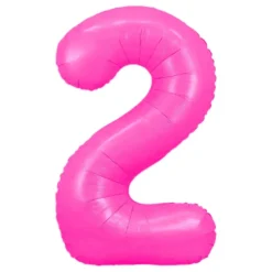 Neonpink talballon