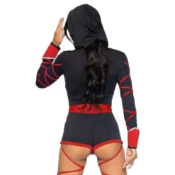Ninja Sort/Rød Kostume