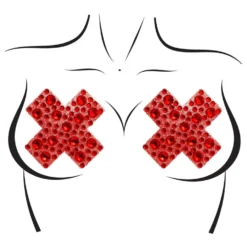Nipple Covers Jewels X Rød Deluxe