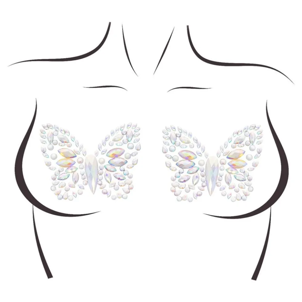 Nipple Cover Sommerfugl Glow in the Dark