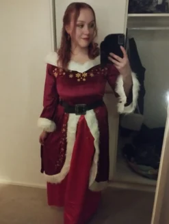Nissemor Lang Kjole Kostume