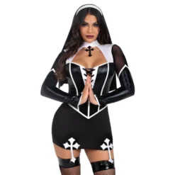 Nonne Kjole Deluxe Kostume