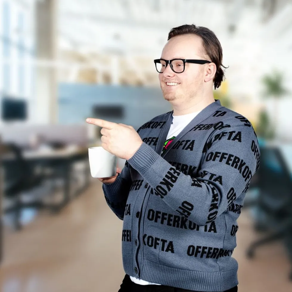 Offerkofta Striktrøje