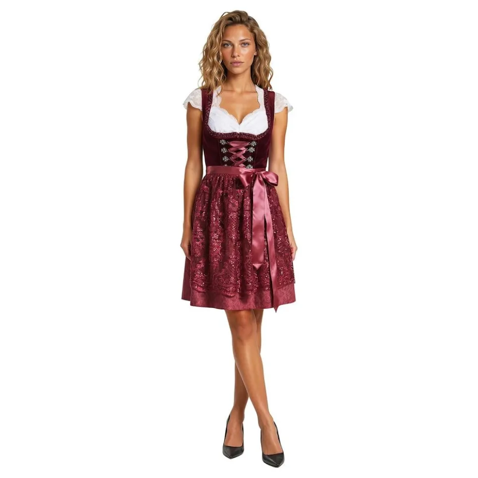 Oktoberfest Dirndl Jula Vinrød Deluxe Kostume