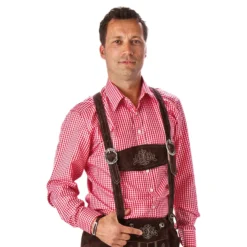 Oktoberfesten Skjorte Rød