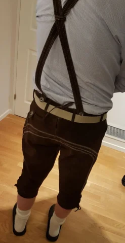 Oktoberfest Lederhosen Brune Deluxe
