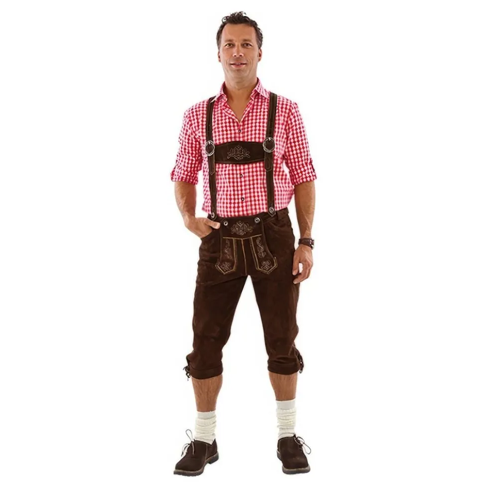 Oktoberfest Lederhosen Brune Deluxe