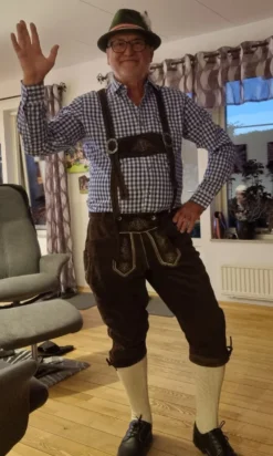 Oktoberfest Lederhosen Brune Deluxe