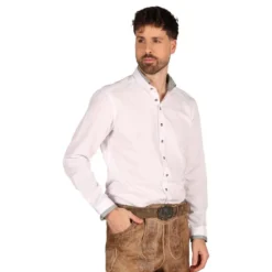 Oktoberfest Skjorte Herre Hvid Deluxe