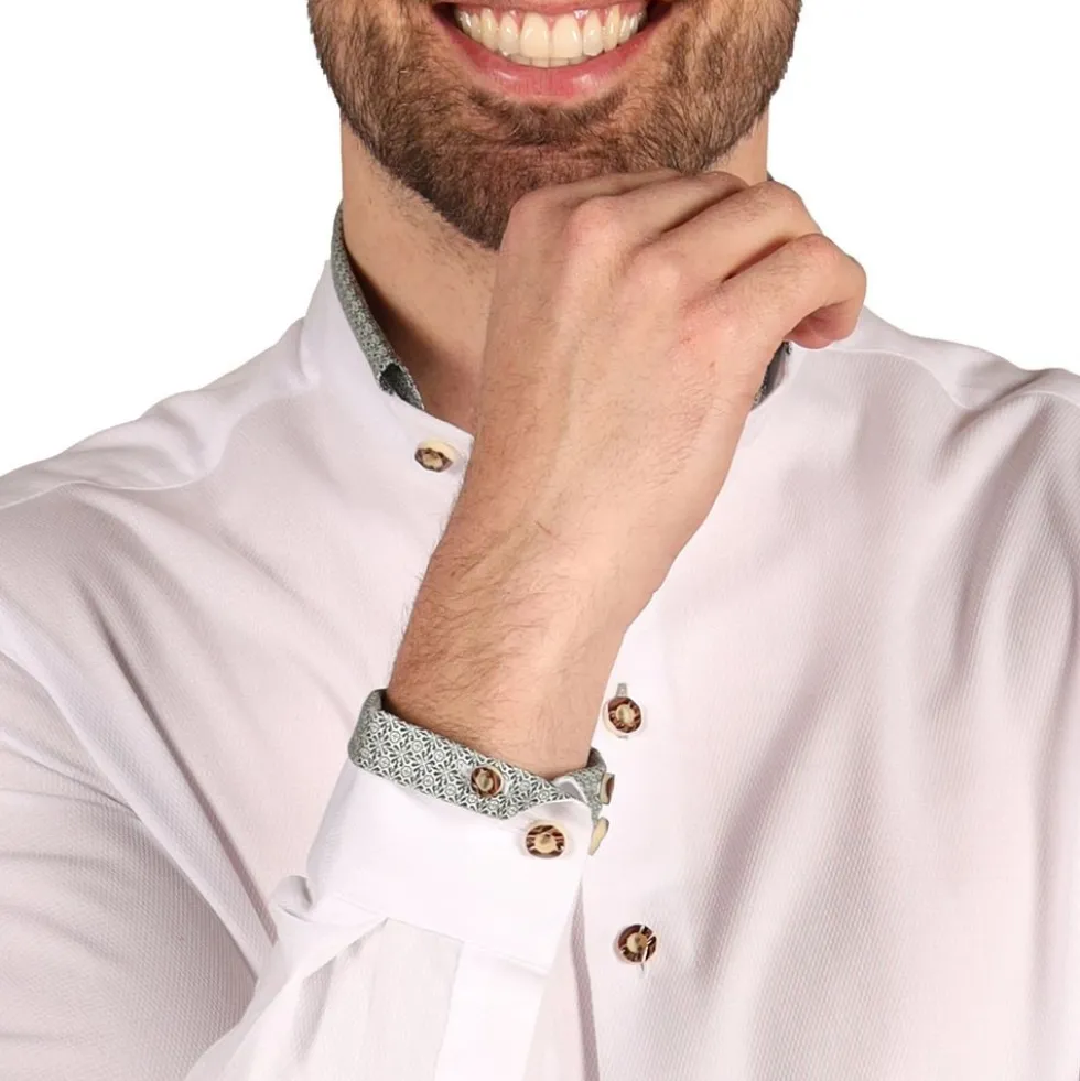 Oktoberfest Skjorte Herre Hvid Deluxe