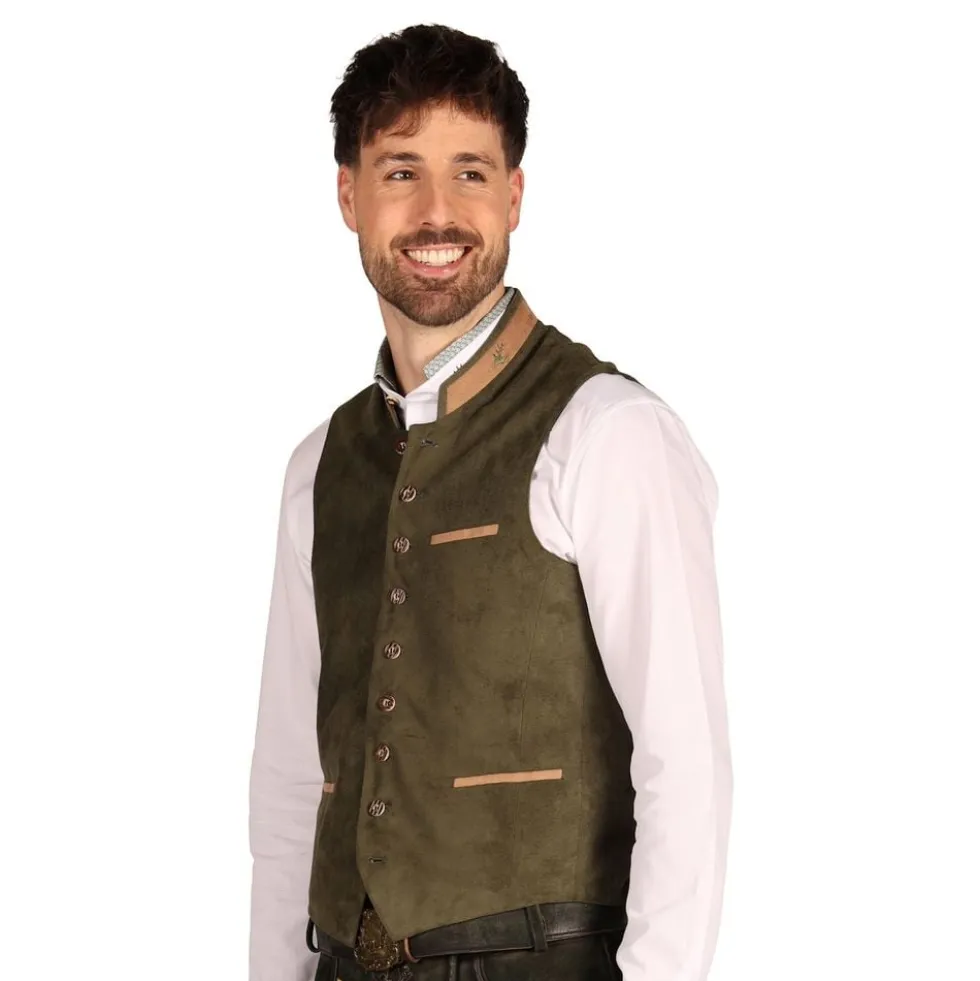 Oktoberfest Vest Mørkegrøn Deluxe